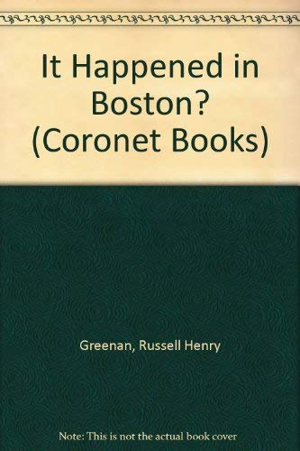 9780340150740: It Happened in Boston? (Coronet Books)