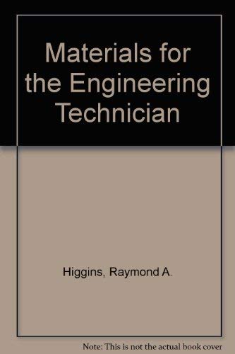Beispielbild fr Materials for the Engineering Technician zum Verkauf von AwesomeBooks