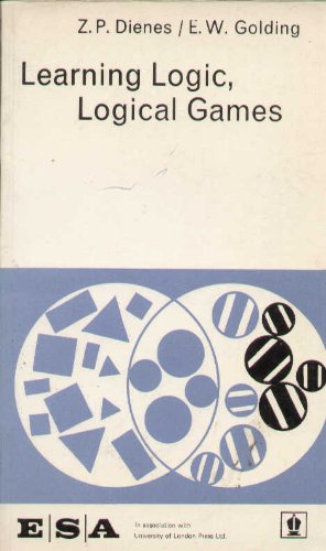 Imagen de archivo de Learning Logic Logical Games a la venta por Better World Books