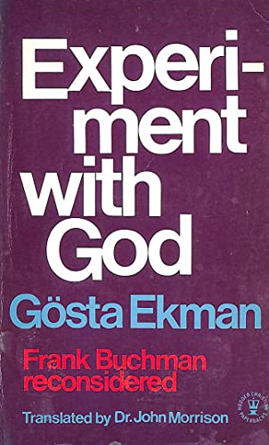 9780340163399: Experiment with God