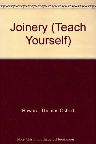 Imagen de archivo de Joinery (Teach Yourself) a la venta por WorldofBooks