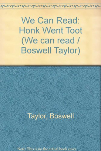 Wcr Honk Went Toot (9780340186534) by Boswell Taylor