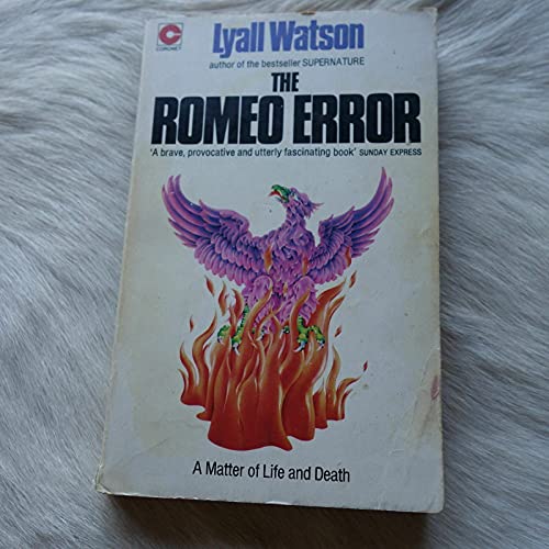 Beispielbild fr Romeo Error: A Matter of Life and Death (Coronet Books) zum Verkauf von WorldofBooks