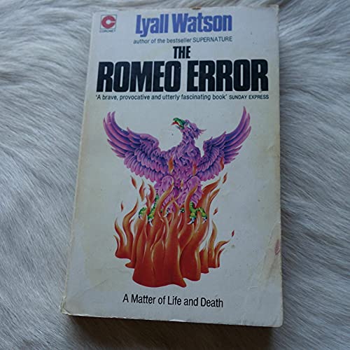 Imagen de archivo de Romeo Error: A Matter of Life and Death (Coronet Books) a la venta por WorldofBooks