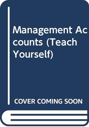 Management Accounts (Teach Yourself) (9780340212806) by Brian Murphy