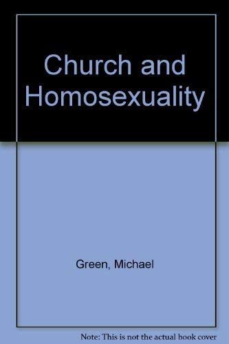 Stock image for Church and Homosexuality for sale by Kennys Bookstore