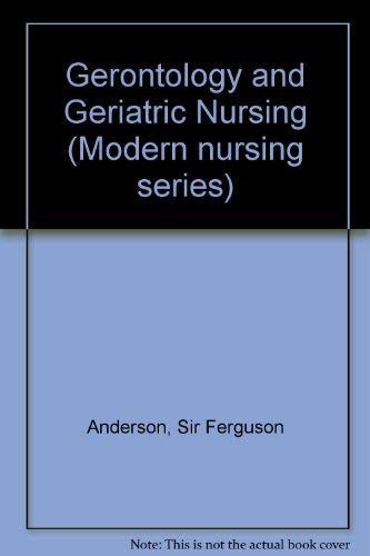Stock image for Gerontology and Geriatric Nursing for sale by Goldstone Books