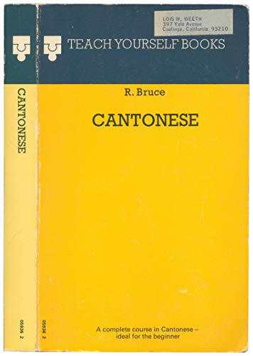 Imagen de archivo de Teach Yourself Cantonese a la venta por Better World Books: West