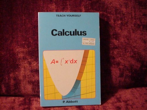 Imagen de archivo de Teach Yourself Calculus a la venta por The Unskoolbookshop