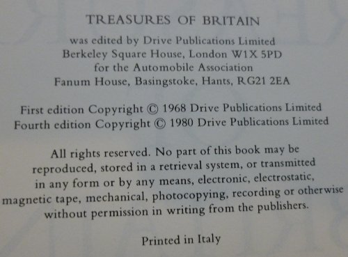 Imagen de archivo de Treasures of Britain and Treasures of Ireland a la venta por HPB-Emerald