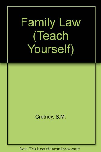 Stock image for Family Law (Teach Yourself) for sale by Bahamut Media