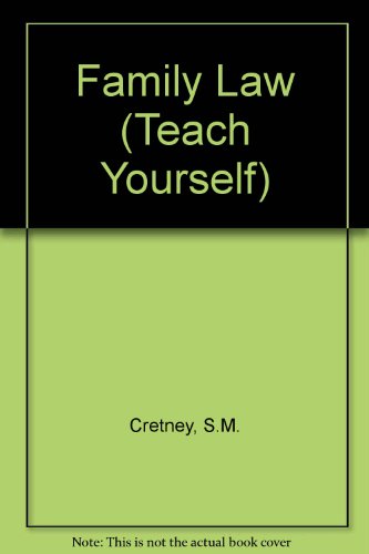 Stock image for Family Law (Teach Yourself)