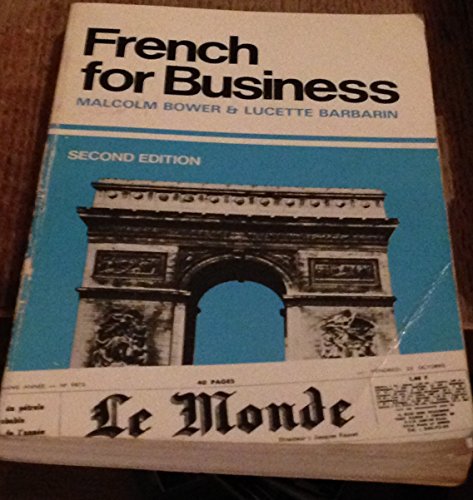 Beispielbild fr FRENCH FOR BUSINESS 2ND ED zum Verkauf von WorldofBooks