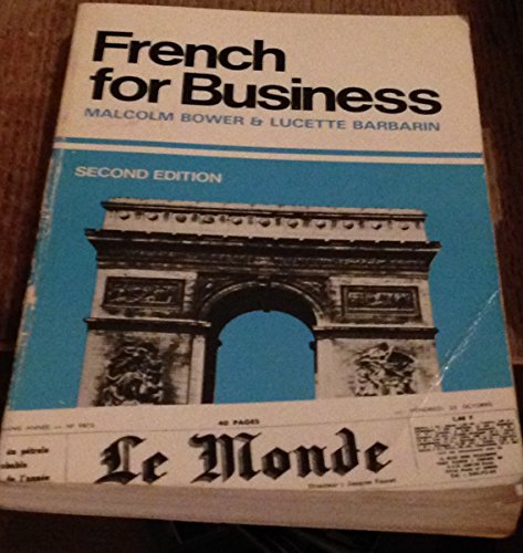 Stock image for FRENCH FOR BUSINESS 2ND ED for sale by WorldofBooks