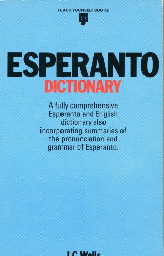 Beispielbild fr Esperanto Dictionary (Teach Yourself) zum Verkauf von SecondSale