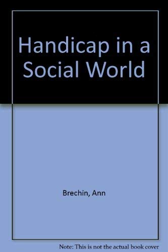 Beispielbild fr Handicap in a Social World zum Verkauf von WorldofBooks