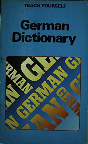 9780340280492: German-English, English-German Dictionary (Teach Yourself)