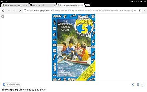 Stock image for The Whispering Island Game (Famous Five Adventure Games) for sale by AwesomeBooks