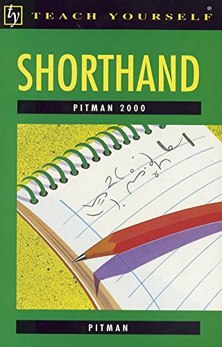 Stock image for Shorthand Pitman 2000 for sale by GoldBooks