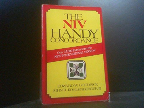 Stock image for NIV Handy Concordance for sale by AwesomeBooks
