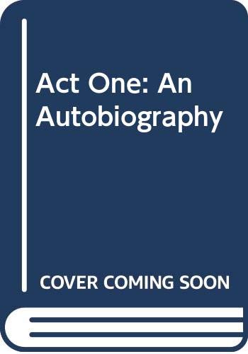 9780340388174: Act One: An Autobiography