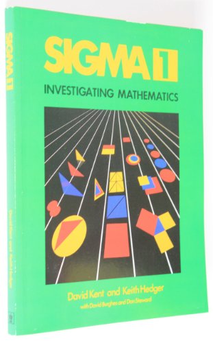 Stock image for Sigma 1: Investigating Mathematics for sale by AwesomeBooks