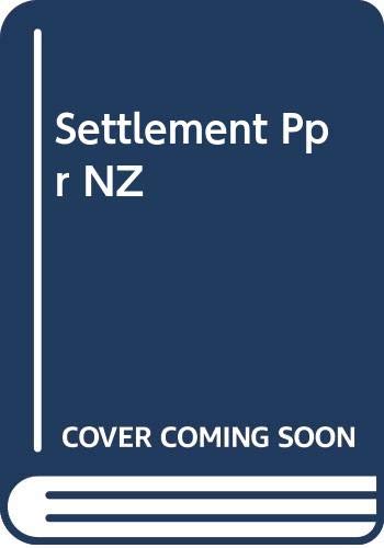 Stock image for Settlement Ppr NZ for sale by medimops