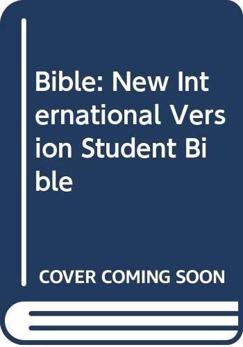 Imagen de archivo de New International Version Student Bible a la venta por WorldofBooks
