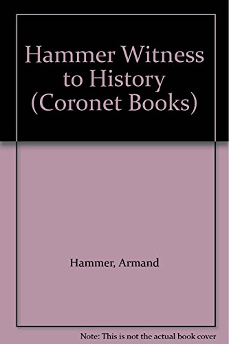 Stock image for Hammer: Witness to History (Coronet Books) for sale by AwesomeBooks