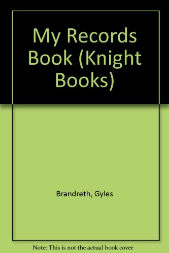 Stock image for My Records Book (Knight Books) for sale by AwesomeBooks