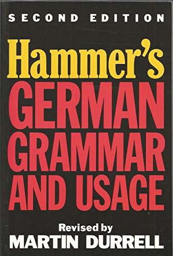 Imagen de archivo de Hammer's German Grammar and Usage a la venta por MusicMagpie