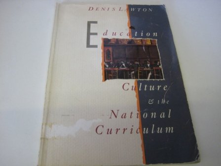 Stock image for Education Culture and the National Curriculum for sale by WorldofBooks