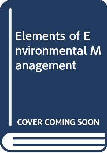 Stock image for Elements of Environmental Management for sale by Books Puddle
