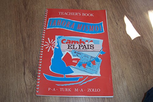 ! Ahora Mismo!: Teacher's Book (9780340518489) by Turk, Phil; Zollo, Mike