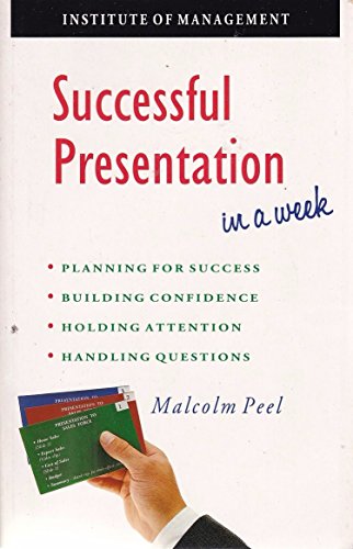 Stock image for Successful Presentation In A Week for sale by AwesomeBooks