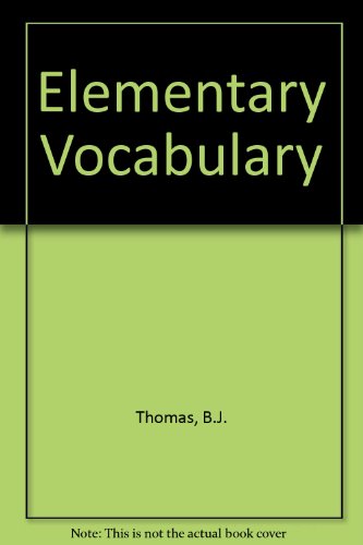 9780340529522: Elementary Vocabulary