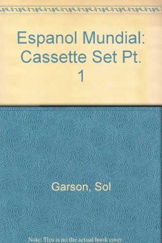 Espanol Mundial 1: Cassette Set, 2nd edn: Pt. 1 (9780340534526) by Garson, Sol; Hill, Barbara