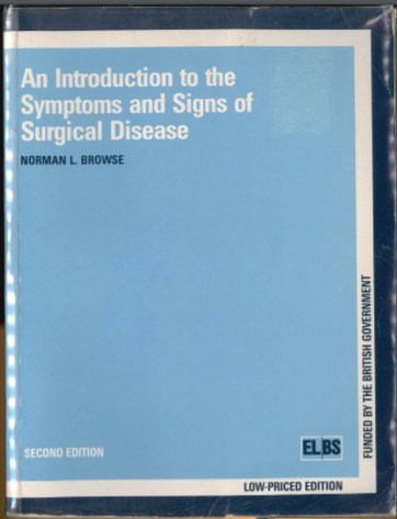 9780340536537: Introduction to the Symptoms and Signs of Surgical Disease