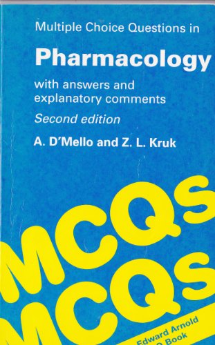 Beispielbild fr MULTIPLE CHOICE QUESTIONS IN PHARMACOLOGY 2ND EDITION MCQ's PHARAMCOLOGY: 1 (Multiple Choice Questions Series) zum Verkauf von WorldofBooks