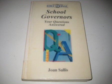 Stock image for School Governors: Your Questions Answered (Teach Yourself) for sale by Reuseabook