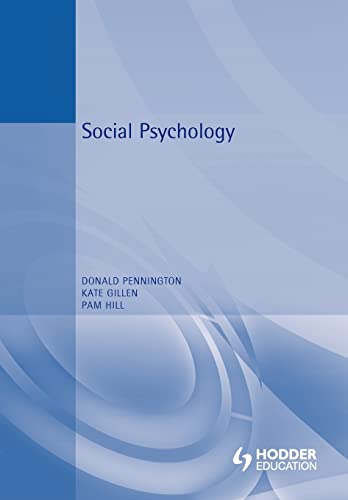 Beispielbild fr Social Psychology (Hodder Arnold Publication) zum Verkauf von AwesomeBooks