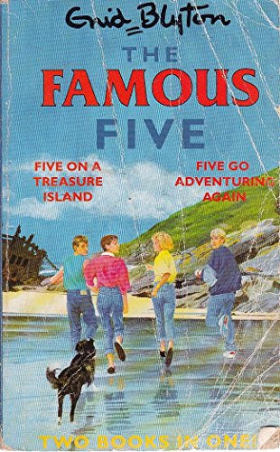 Stock image for The Famouse Five Five on a Treasure Island. Five go Adventuring Again Two Books in One. for sale by WorldofBooks