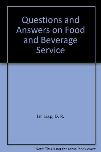 Beispielbild fr Questions and Answers on Food and Beverage Service zum Verkauf von Anybook.com