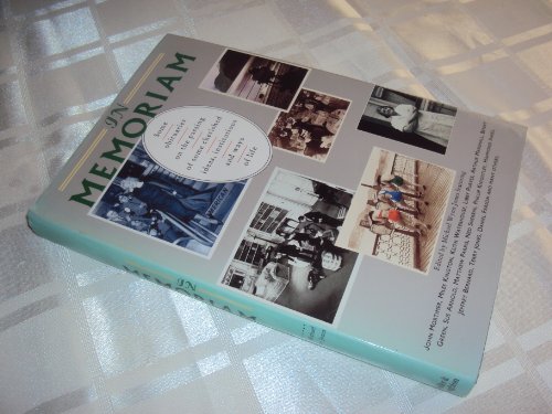 Imagen de archivo de In Memoriam a la venta por The Recycled Book Company