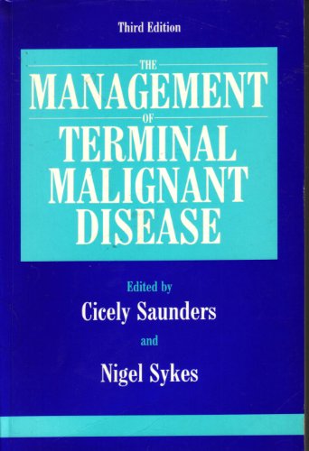 Beispielbild fr The Management of Terminal Malignant Disease zum Verkauf von WorldofBooks