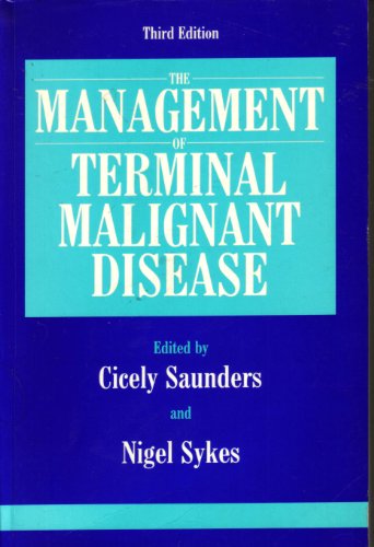 Imagen de archivo de The Management of Terminal Malignant Disease a la venta por WorldofBooks