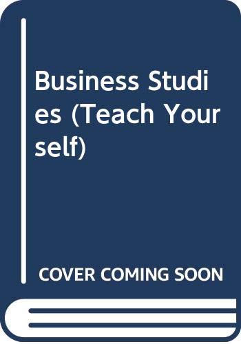 Stock image for Teach Yourself Business Studies for sale by Books@Ruawai