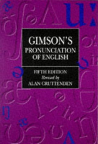 9780340582657: GIMSON'S PRONUNCIATION OF ENGLISH 5TH EDITION HARDBACK