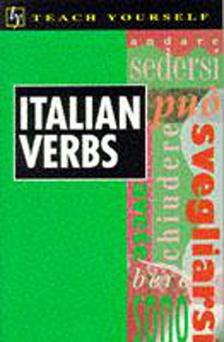 Imagen de archivo de Italian Verbs (Teach Yourself) a la venta por Goldstone Books