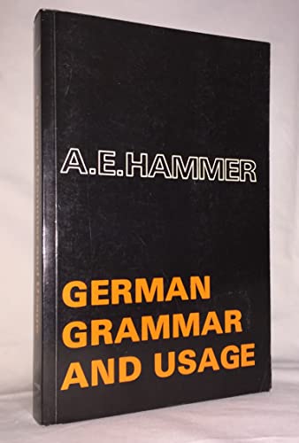 Beispielbild fr Hammer's German Grammar and Usage (Routledge Reference Grammars) (German Edition) zum Verkauf von SecondSale